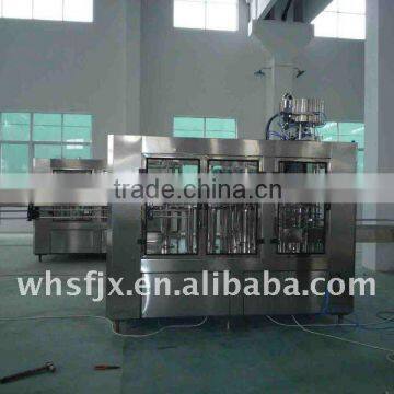 Plastic bottle automatic hot fruit juice filling machine/filling equipment(3-in-1)