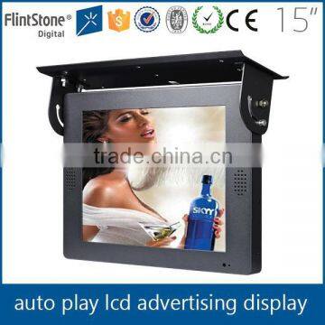 15 inch loop playing bus led display screen