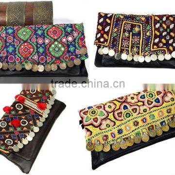 Hand Embroidered Kutch Banjara Clutch Bags