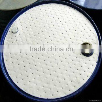 Hot sale chemical absorbent pads/ absorbent oil drum cover