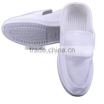 ESD Canvas Leather Shoes Work Safety Cleanroom Shoes