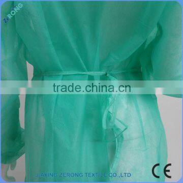100pcs per Bag Medical PP Non Woven Disposable Gown Hospital