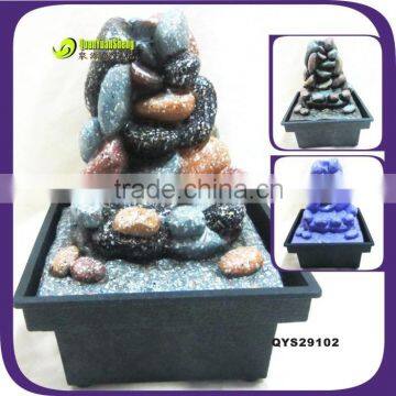 Resin home table decoraiton small size spring fountain