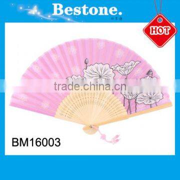 Fashion gift souvenir foldig hand fan for wedding