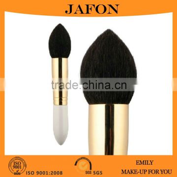 2015 Fashion Beauty Tools Cosmetic Brush White Wood Handle Goat Hair Powder Brush Highlight Brush