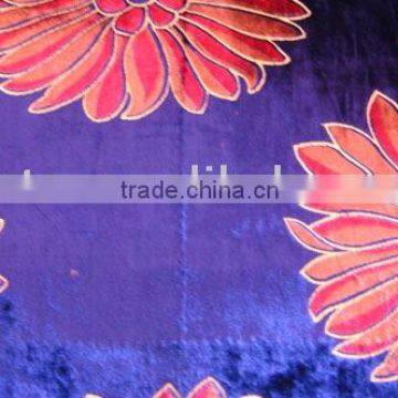 Embossed Secant short hair fabric (cutting motif)