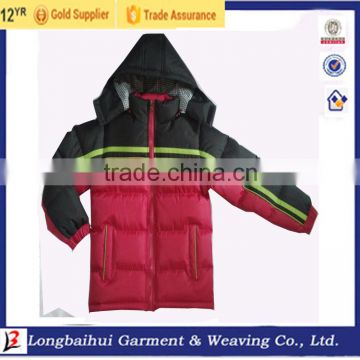 Children plus size 6 colors hoody winter warm padded parka stock for America/European market