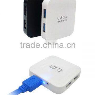 NEW Arrival Polish surface usb hub 3.0 4 port with Taiwan SMT IC GL3520