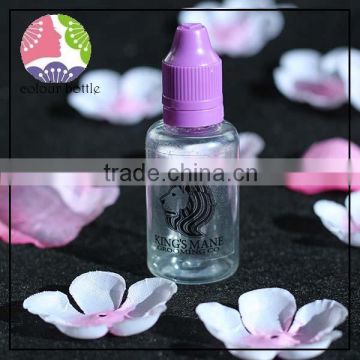 trade assuranc Transparent 30ml PET plastic droppe with childproof cap,e-liquid plastic dropper bottle,PE plastic dropper bottle