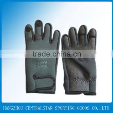 2014 new adjustable elastic warm fishing wholesale gloves