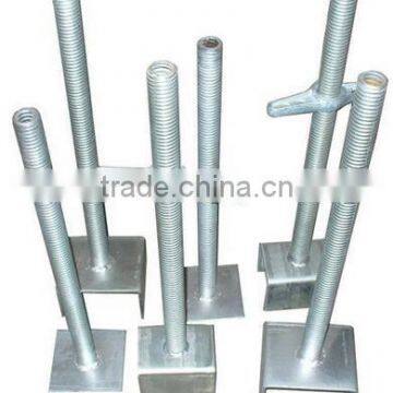 Q345 Steel Pipe Adjustable Hollow Screw Jack Base for Supporting photo-3