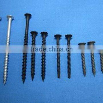 Black phosphating bugle head drywall screw