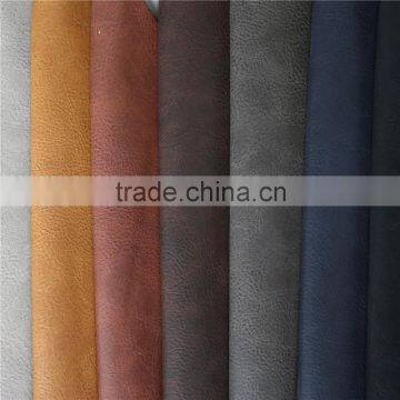 Used leather sofa brand hot sale pu leather raw material for shoes and bags