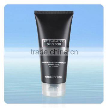 200ml Plastic Black Shower Gel Packs/Containers/Tubes photo-2