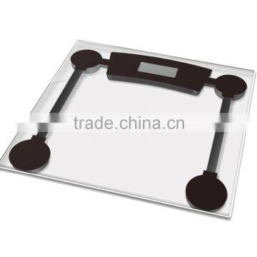 future life 2016 new style mini black clear tempered glass digital bathroom scale