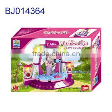 Education Plastic Diy Toy Funny Kids 3D Yellow School Bus Model photo-4