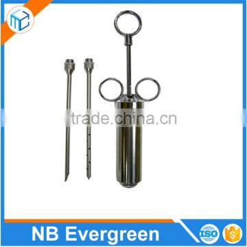 2oz seasoning cooking injector with marinade needle syringe