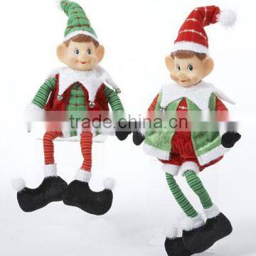 Christmas Plush Elf Christmas Hanging Elf Christmas Elf Plush Toy