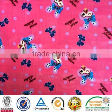 super soft printed 100 polyester blanket fabric