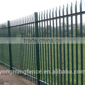 Ornamental garden iron palisade fencing