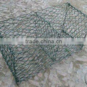 PVC coated Hexagonal Gabion Basket (Factory)