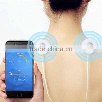 smart phone APP Bluetooth control electronic pulse massager Anywhere anytime Wireless muscle full body neck massager Properties