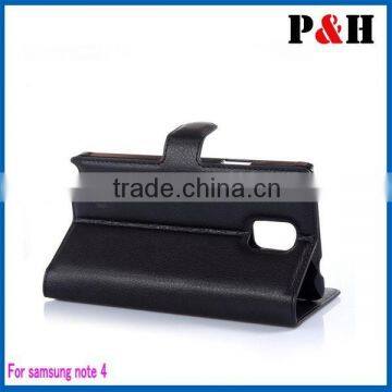 For Samsung Galaxy Note4 Leather Case,Factory Price For Samsung Note 4 Case photo-5