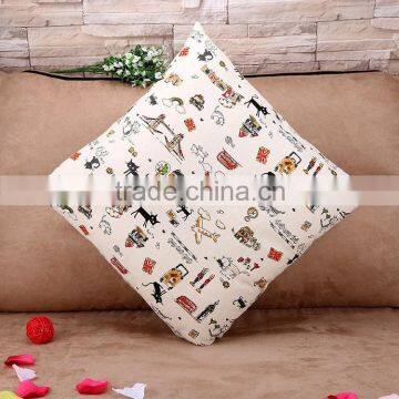 Kawaii Cotton And Linen Pillows Home Decor Cushion Cover photo-2