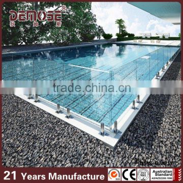 tempered glass pool fencing/outdoor frameless glass railing systems                        
                                                Quality Choice