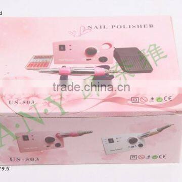 Professional Pink High Quality 30000RMP Nail Art Curing Polishing Drill Electric Pedicure Machine Price