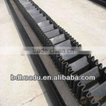 wave shape apron conveyor belt