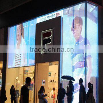 Magic window display Transparent glass LED screen display