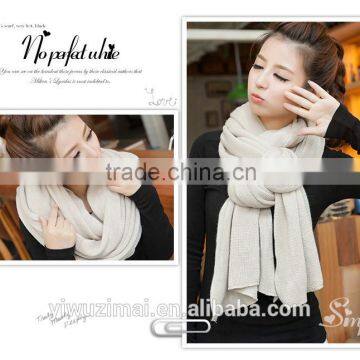 Hot!Women Autumn Winter Knitting Wool Scarf Solid Warm Lady Shawls 17colors photo-4