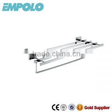 60cm Double Towel Shelf Solid Brass Towel Rack For Hotel Empolo Sanitary Ware 91015