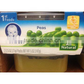 2 x 2.5oz 1St Peas Foods