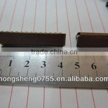 Manufacture Metal Cord end clip/ tail clamps