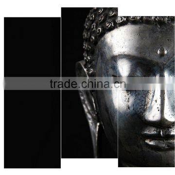 Black and White buddha head giclee prints for bedroom