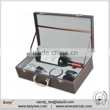 Hot Selling New Design Wooden Wine Box Set for Promotion