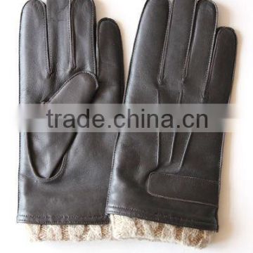 men fashion leather gloves