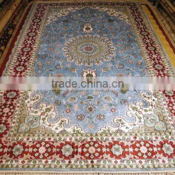 Handmade persian carpets in Stock hand knotted silk persian rug carpets