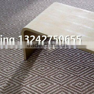 moistureproof sisal carpet exporting japan/newzland printed sisal carpet