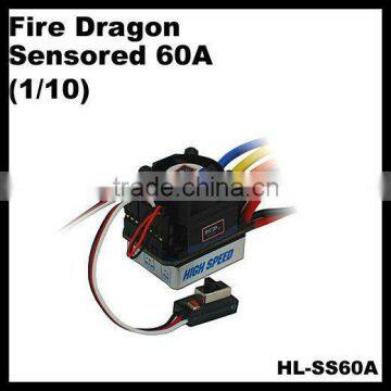 Mystery Fire Dragon 60A Sensored ESC For 1/10 RC CAR