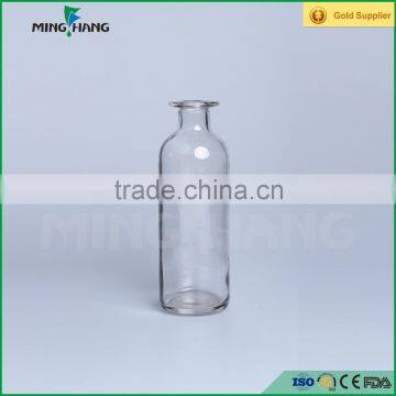 Wholesale clear empty Aroma reed diffuser glass Bottle with cork for air freshening