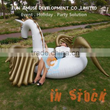 2.5m water toy animal shape inflatable floats inflatable pegasus