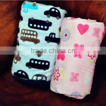 Super Soft Animal Print Coral Fleece Baby Beagle Blanket photo-4