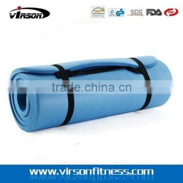10mm Thick NBR Yoga Mat, Non-slip NBR Exercise Fitness Gym Mats