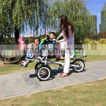 2016 Hot Baby Products Mother and Baby Stroller Bike With Big Wheels photo-3