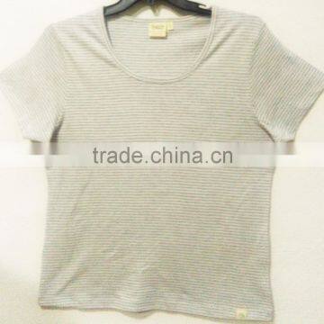 "100% ORGANIC COTTON SCOPPS NECK T-SHIRT"