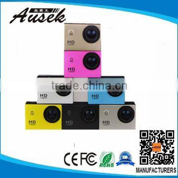 H.264 Multi-language Waterproof 30 Meter Camera Underwater With Unique Colorful Waterproof Case