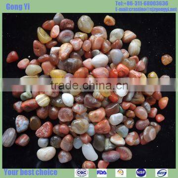 high polished 2-5cm pebble for paving use